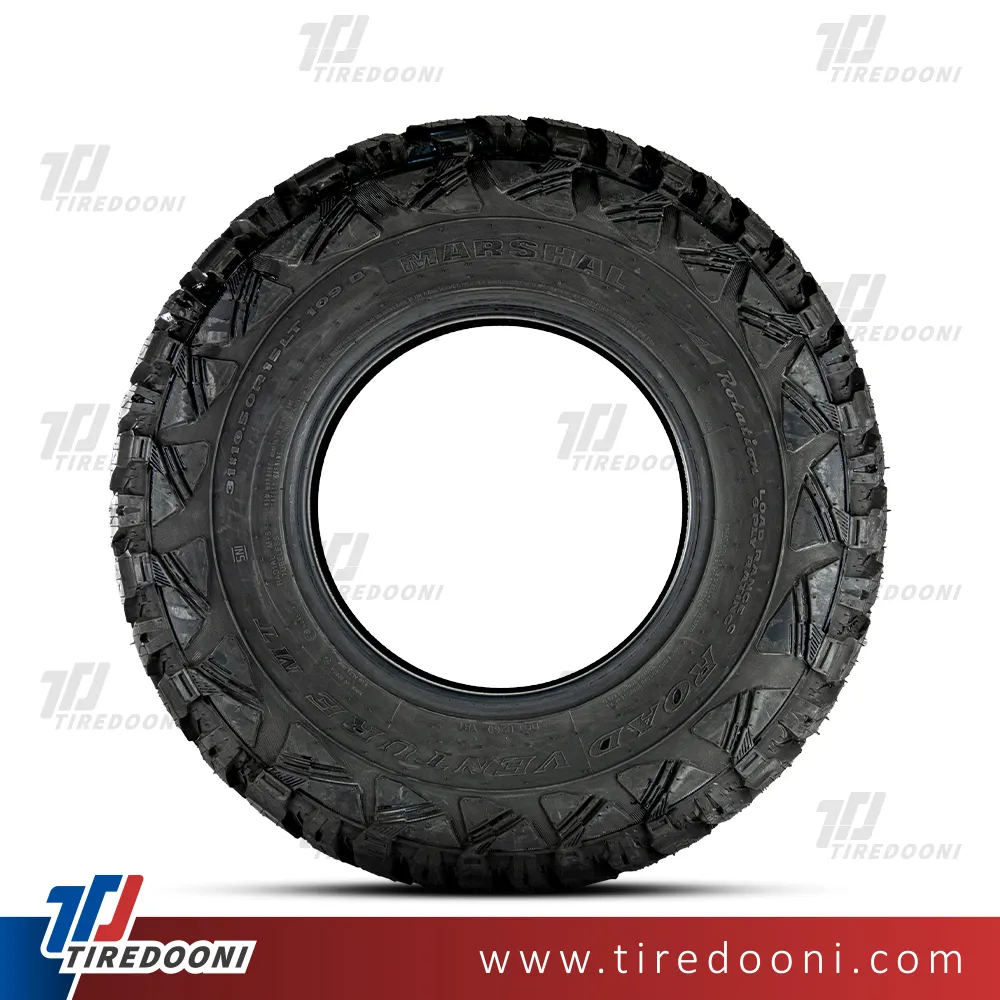 لاستیک خودرو مارشال سایز 35/12.5R15 مدل گل KL71